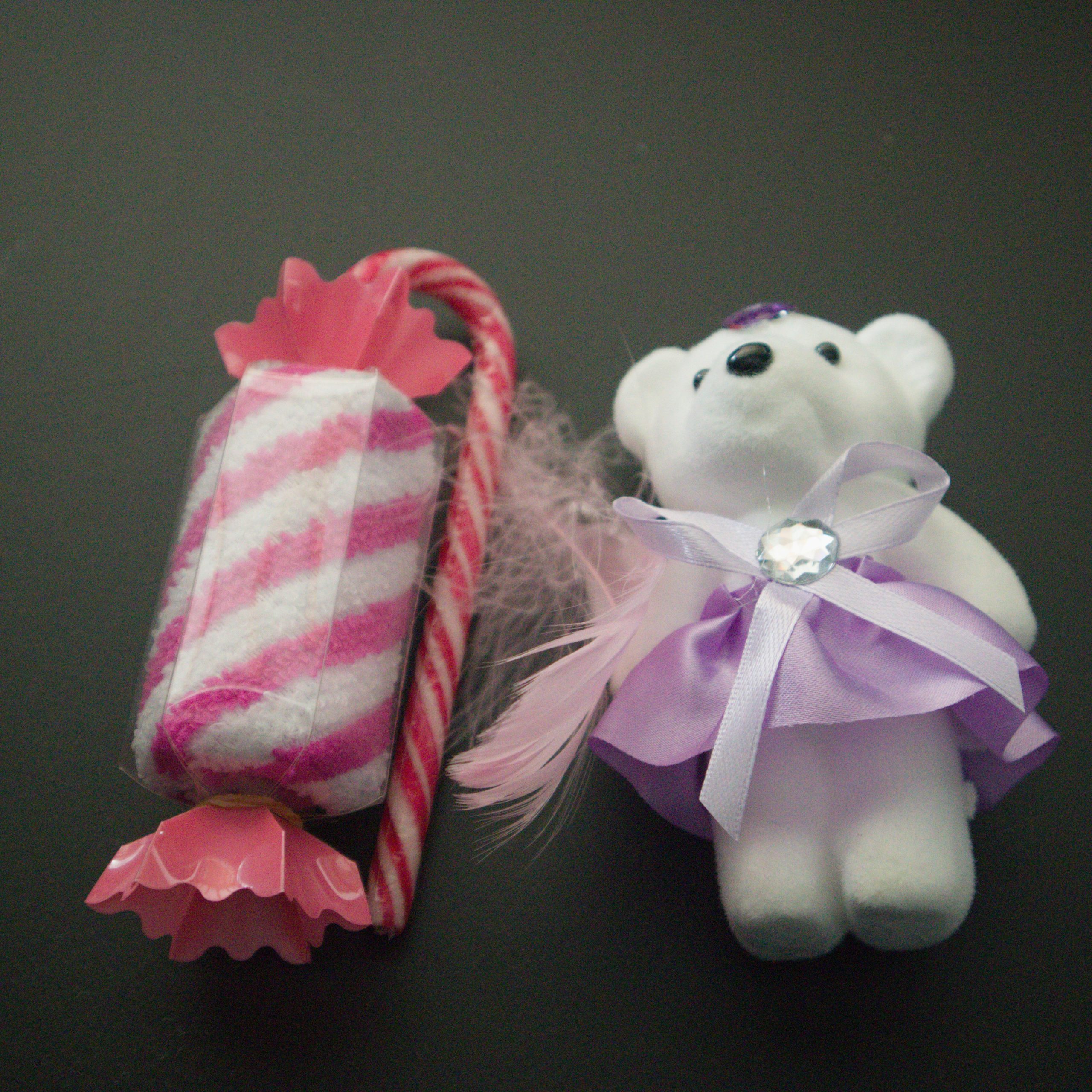 Cute Teddy Bear Gift Set with Sweet Candy Decoration